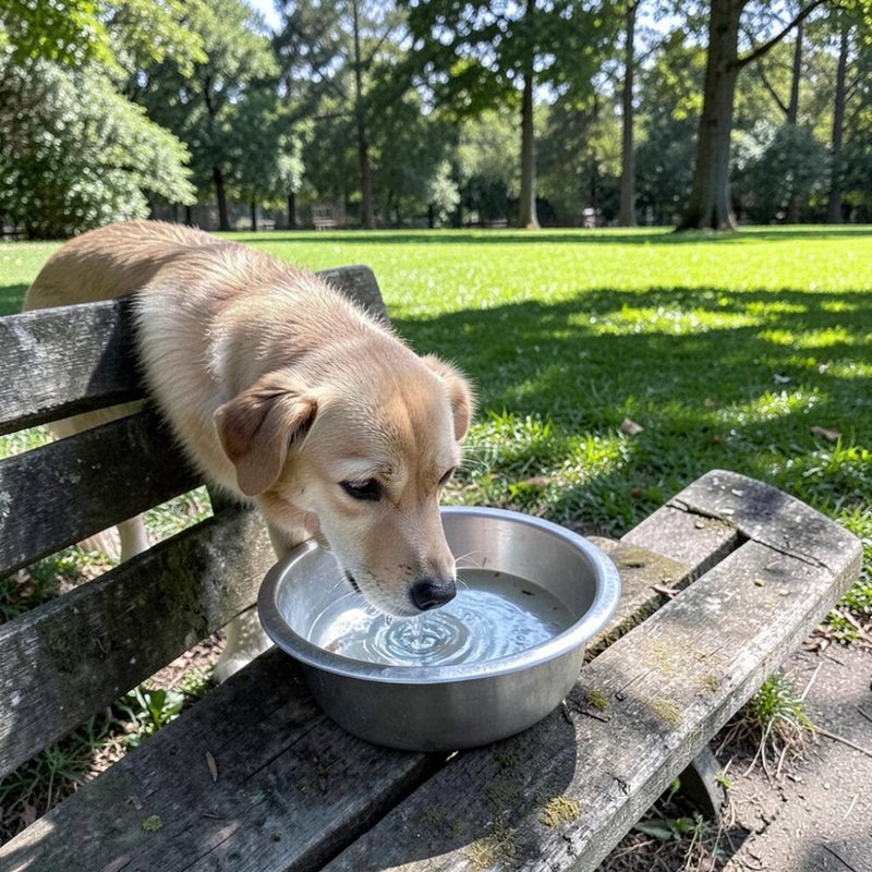 AquaPaw™ — Chien qui s'hydrate en balade